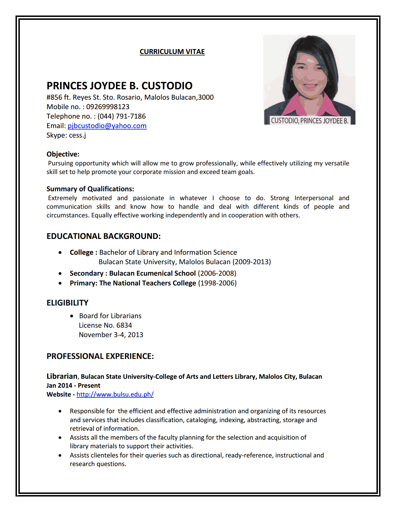 Image result for cv template student first job
