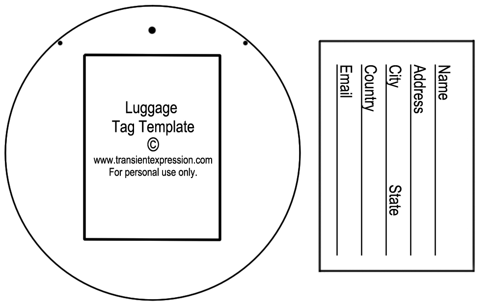 luggage tag template content साठी प्रतिमा परिणाम