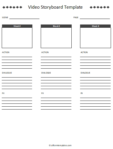 Video-Storyboard-Template