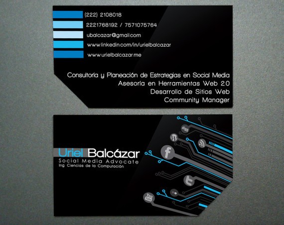 Clean and Minimal Creative Business Card Design