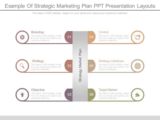 Layout Marketing Plan Strategy in PPT