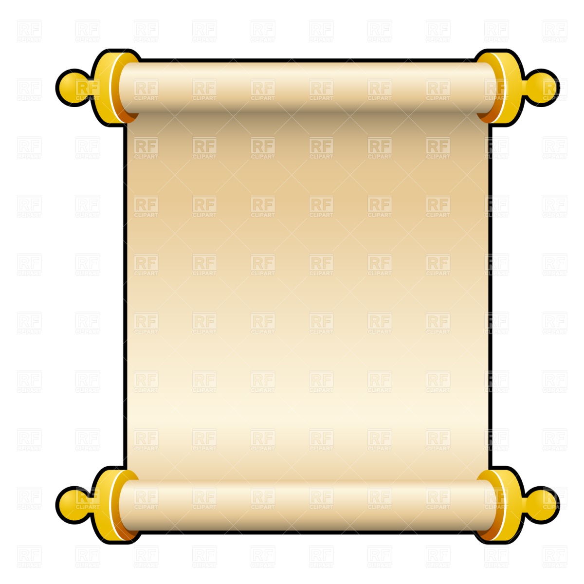 Ancient Blank Banner Template