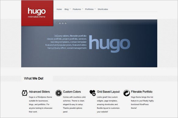 Hugo WordPress Theme 