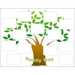 Simple Family Tree Chart Templates