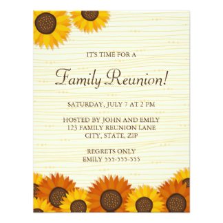 Family Reunion invitation template