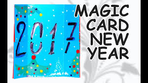 magic new year card