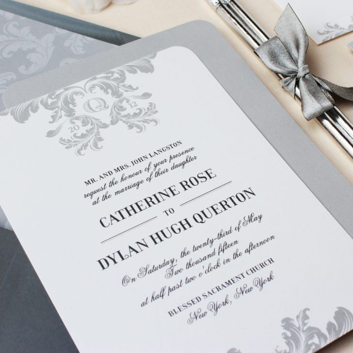 Simple Elegant Wedding Invitation Template