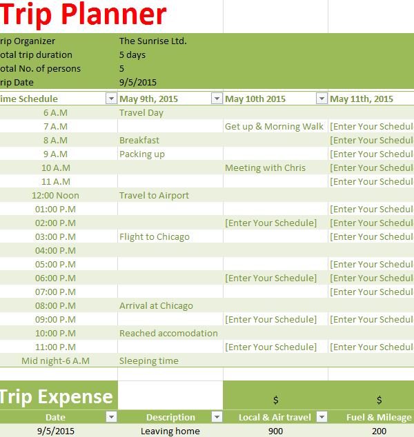 vacation-Trip-Planner