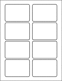 Blank label template