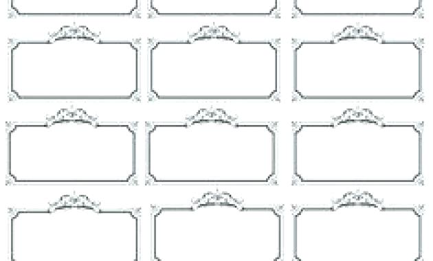 Free blank label template