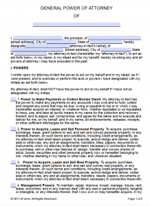 Microsoft power of attorney template