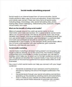 Social Media Advertising Proposal