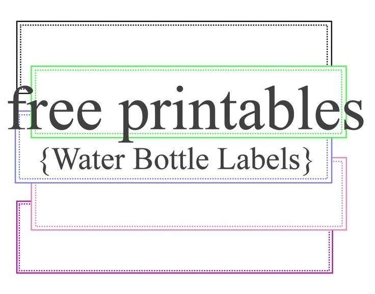 Free Water Bottle Label Template – Gse.bookbinder.co with regard to Printable Water Bottle Labels Free Templates