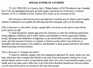  Special power of attorney template
