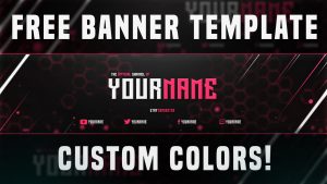 FREE YouTube Banner Template