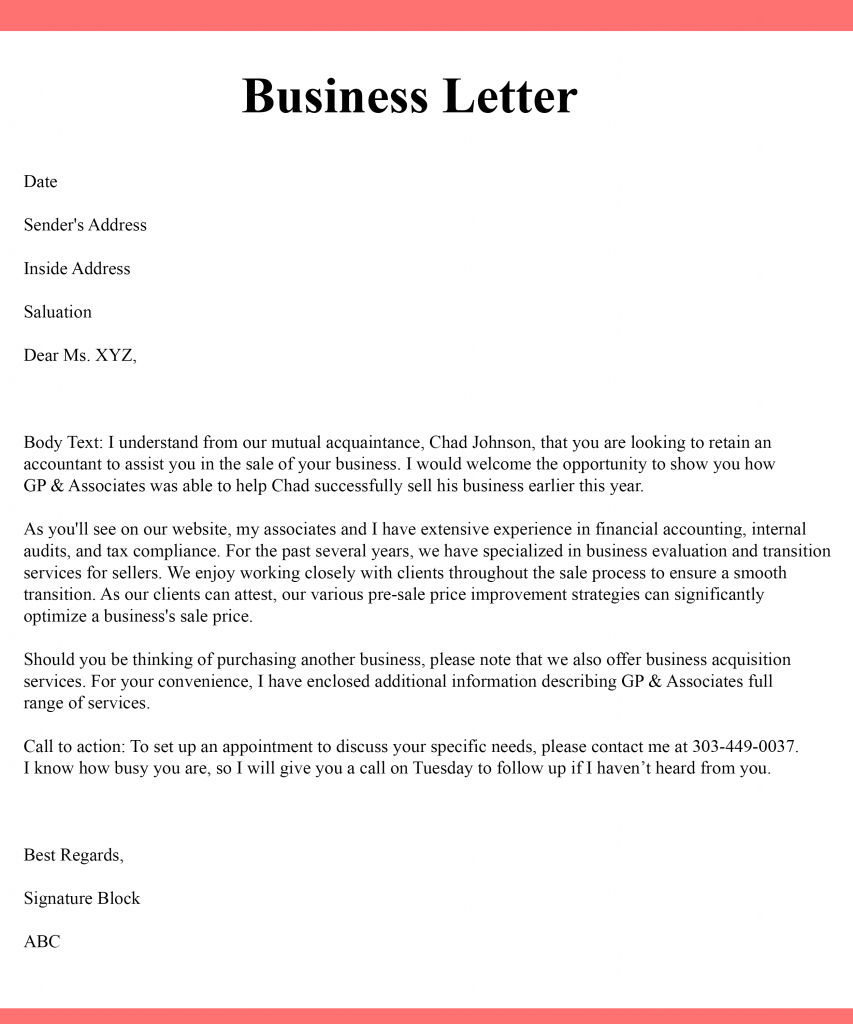 How to Write a Simple Business Letter
