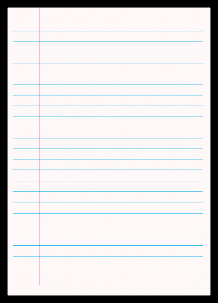 Printable College Ruled Paper
