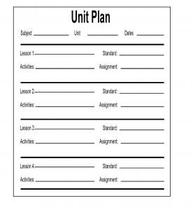Unit Plan
