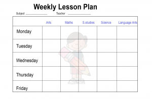 Weekly Lesson Plan