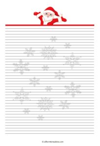 Santa-Line-Paper