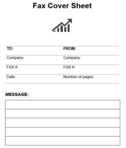generic fax cover sheet